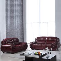 头层牛皮 1+2+3 真皮沙发简约皮沙发欧式大款沙发客厅组合现代918