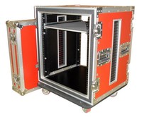 16U防震两门机柜功放机柜音响机箱话筒接受器航空箱