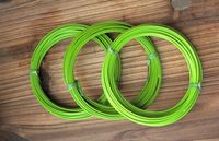 包塑铁线\\包塑铁丝 DIY花支架用 绿、黑、白3色 盘线（圈线）