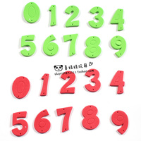 幼儿园装饰品 幼教数字卡 亲子玩具 房间布置 EVA泡沫大号0-9数字