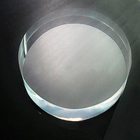 亚克力方块展示架 水晶透明圆形方块项链首饰展台 有机玻璃展架