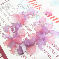 Lily's Shell 原创 手工 饰品 紫色 花瓣 手链 时尚 独特  设计