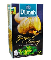 斯里兰卡原装进口  Dilmah迪尔玛 蜂蜜生姜味红茶 20入