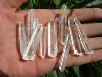特价促销纯天然白水晶原石 水晶柱簇能量柱 单尖柱子消磁特价一个