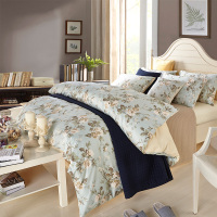 高档埃及长绒棉活性四件套 床单款豪宅别墅专用 美式风格专柜品质