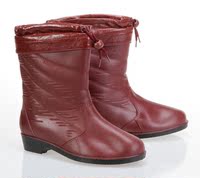 冬款加棉加厚加毛可脱卸时尚保暖劳保雨靴水靴水鞋女款雨鞋防滑