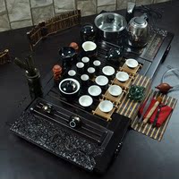祥龙紫砂茶具套装特价包邮陶瓷功夫茶具四合一电磁炉实木茶盘茶艺