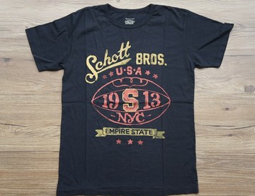 美国代购 Schott NYC 男士圆领T恤 TFB1 国内现货