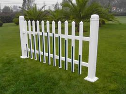 PVC塑钢护栏围墙 花园草坪栅栏 绿化栏杆 篱笆围栏 庭院别墅栏杆