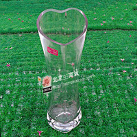 【30心形瓶】玻璃透明花瓶/婚庆流沙瓶/许愿瓶/花器/花插/高30cm