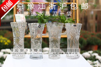 【包邮】玻璃花瓶 花插 水培缸 婚庆花器 各种竹子 鲜花25cm水晶