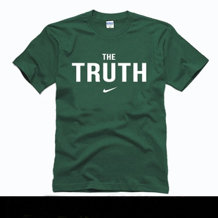 保罗 皮尔斯 T恤 短袖 真理 Celtics 球迷衫 圆领 纯棉 宽松 （XJ