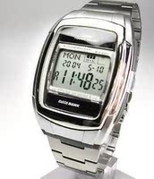 正品卡西欧DB-E30男士钢带光能运动休闲时尚数字礼品手表原装正品