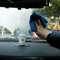 统一银河汽车玻璃清洁巾车用擦车毛巾长效持久防雾巾24小时不起雾
