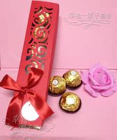 6粒装费列罗巧克力喜糖成品礼盒高端镂空批发厂家直销新品上市包