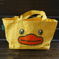 香港semk b.duck小鸭子可爱帆布饭盒包便当袋手拎包bduck实用礼品