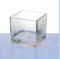 【12*12方缸】玻璃透明器皿/水培缸/鱼缸/婚庆花器/花插/5个型号