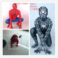 新款莱卡动漫服装舞台表演道具服cosplay服成人儿童蜘蛛侠紧身衣