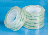 胶带 得力30011胶带1.2CM 14米高品质文具胶带 胶带纸 透明胶带