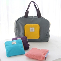 韩国正品iconic多功能旅行收纳包 折叠防水购物袋 单肩包 4色选