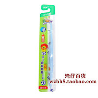 正品特价 台湾狮王细丝特磨儿童牙刷3-6岁超极细毛弹力护龈牙刷