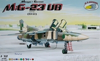 RVMP72027米格-23UB/MIG-23UB战斗教练机1/72飞机拼装模型多涂装