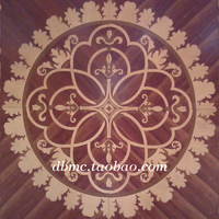 多层实木复合地板 圆形拼花地板diban欧式木地板15mm地热地暖地板