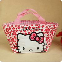 HELLO KITTY 卡通饭盒包 可爱饺子包 手提包 多色之粉色版可选