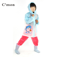 Cmon 正品儿童雨衣雨披男女小学生可爱卡通雨衣 韩国连体雨衣包邮