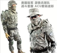 户外军迷野战CQB激光彩弹服陆军特种兵ACU数码迷彩战斗服套装特价