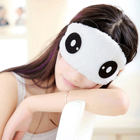 阔羽熊猫飞机透气睡眠可爱卡通睡觉遮光眼罩热敷冰袋冰敷冰凉眼罩