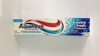 美国原装Aquafresh/家护牙膏三色三效牙膏 清凉薄荷 181.4g 1620