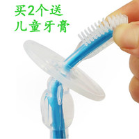 婴儿乳牙刷宝宝幼儿0-1-2-3岁柔软训练软毛硅胶儿童牙刷