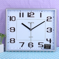 新品包邮时尚静音数字电子钟表现代中式简约客厅卧室玻璃挂钟时钟