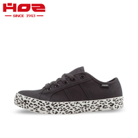 HOZ2015新款纯色奶牛斑点帆布鞋时尚透气休闲女鞋单鞋休闲鞋板鞋