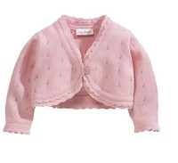 现货 英国NEXT正品代购  女婴 粉色百搭针织披肩开衫