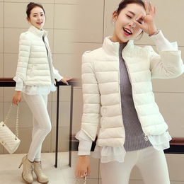 女 秋冬 短款2016冬装新款韩版女式印花女装小外套