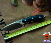 升级版L.W2014户外刀具高硬度小直刀，美特种军刀钢材 送鞘活动夹