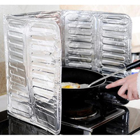 创意厨房用品用具厨房铝箔耐高温隔热挡油防油板厨房神器