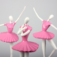 一森诺现代简约创意芭蕾舞女孩摆件书房客厅舞蹈音乐室装饰品摆件