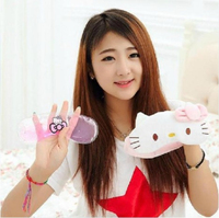 韩国hello kitty凯蒂猫纯棉眼罩可爱卡通睡眠遮光缓解疲劳送冰袋