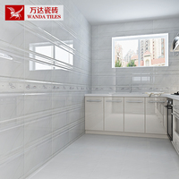 特价白色卫生间瓷砖 300 600简约现代厨房瓷砖 防滑地砖 腰线花片