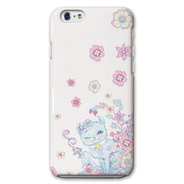 日本代购ECONECO苹果iPhone6s/6绘子猫梦幻精美图案手机壳保护套