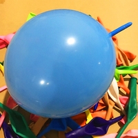 6寸尾巴球灵可龙气球批发婚礼结婚婚庆宝宝宴庆典装饰气球