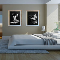 特价卧室装饰画客厅现代有框画沙发背景挂画酒店墙画抽象美女壁画