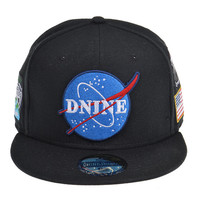 正品d9宇航员平沿棒球帽嘻哈帽秋冬男女士星空潮牌帽DNINE帽代购