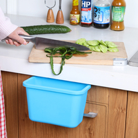 创意厨房用品用具橱柜悬挂式垃圾桶杂物收纳桶切菜台面收纳盒