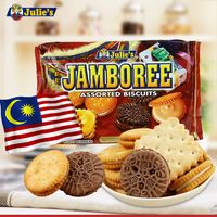 马来西亚进口零食Julie＇s/茱蒂丝饼干大欢聚什锦夹心饼干210g