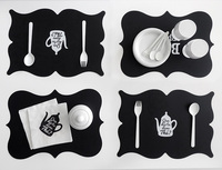 The Style Store 黑白系列 法式艺术 餐垫 隔热垫 装饰垫 现货