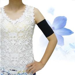 棉男女保护关节手臂手肘套遮纹身伤疤夏薄时尚运动长款护臂套14cm